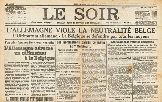 voorpagina-van-de-brusselse-krant-le-soir-van-4-augustus-1914-met-melding-van-de-duitse-aanval-op-belgie-e1429004858560